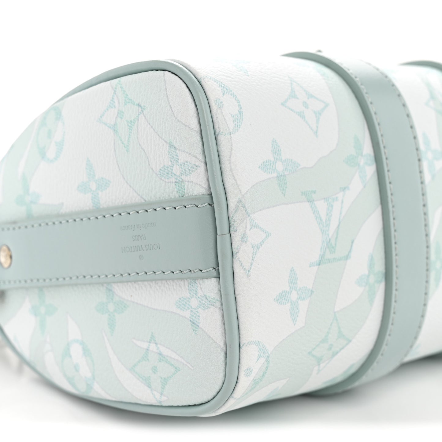 Monogram Aquagarden Keepall Bandouliere 25 Crystal Blue