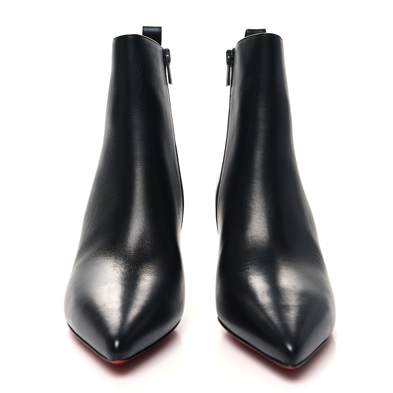 Christian Louboutin Calfskin Galvafiori Epic Ankle Boots 37.5 Black 2 of 6