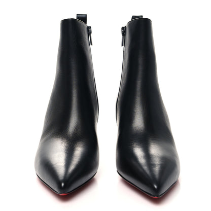 Christian Louboutin Calfskin Galvafiori Epic Ankle Boots 37.5 Black 2 of 6
