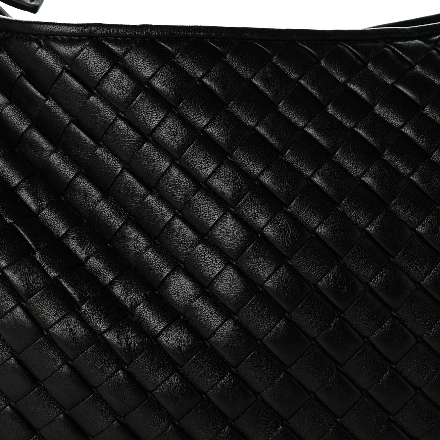 Bottega Veneta Supple Nappa Intrecciato Padded Medium Veneta Hobo Black 8 of 10