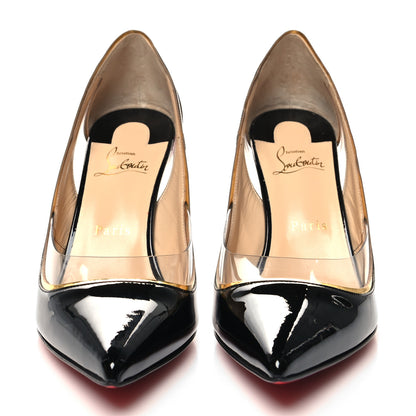 Christian Louboutin Patent PVC Specchio Cosmo 554 80 Pumps 39 Black 2 of 9