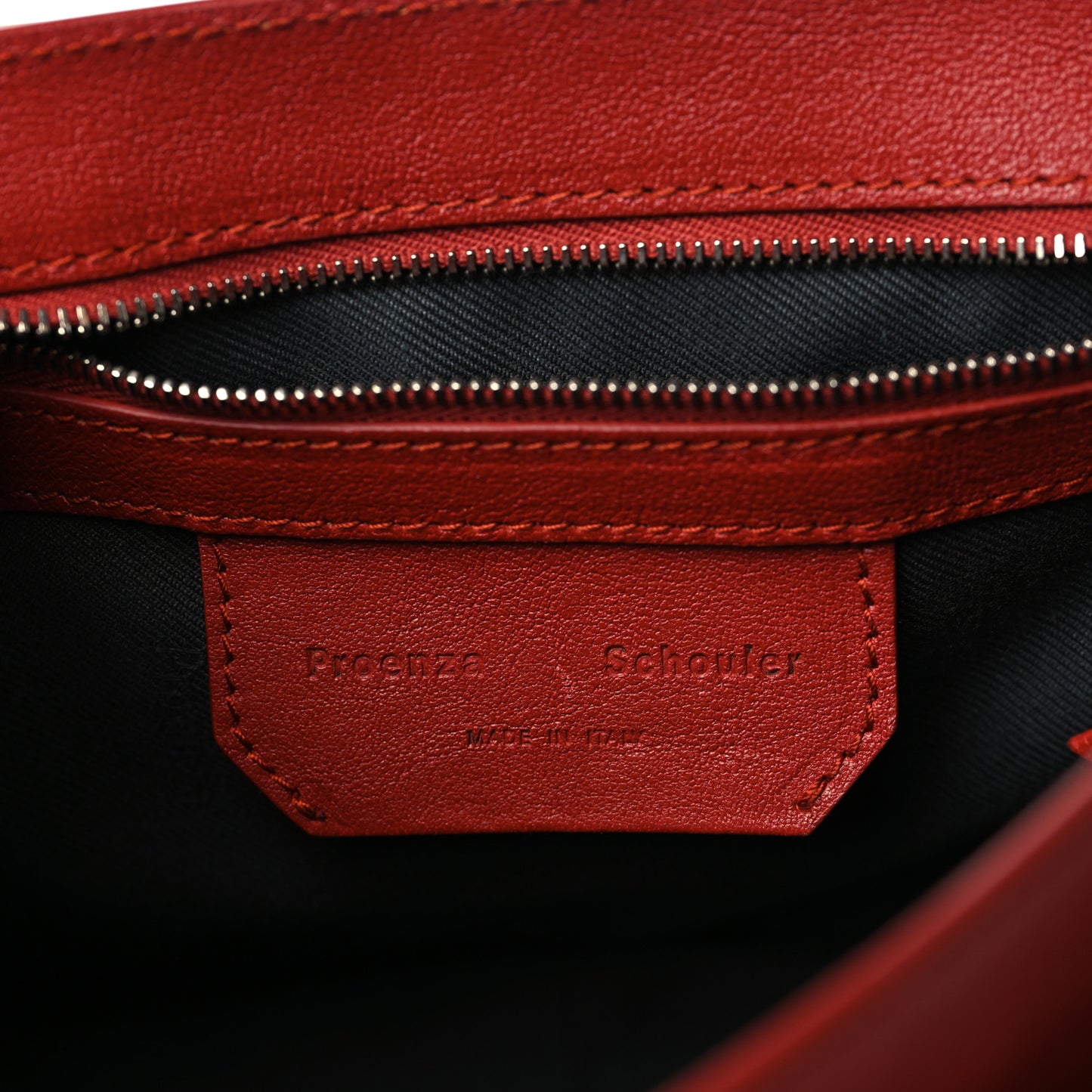 Lambskin Tiny PS1 Satchel Mandarin Red