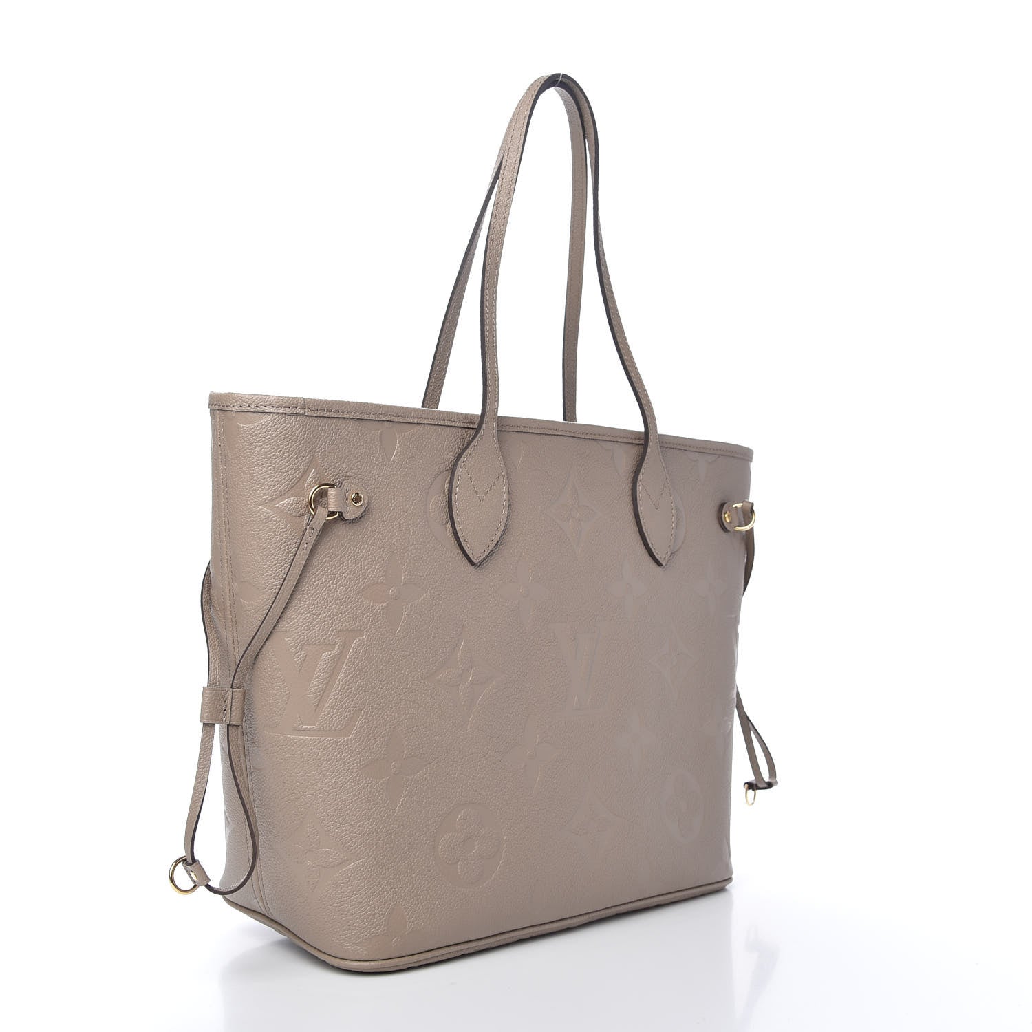 Louis Vuitton Empreinte Monogram Giant Neverfull MM Tourterelle 3 of 9