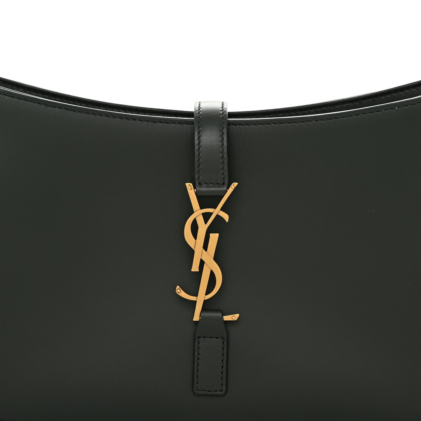 Smooth Calfskin Le 5 A 7 Hobo Vert Fonce