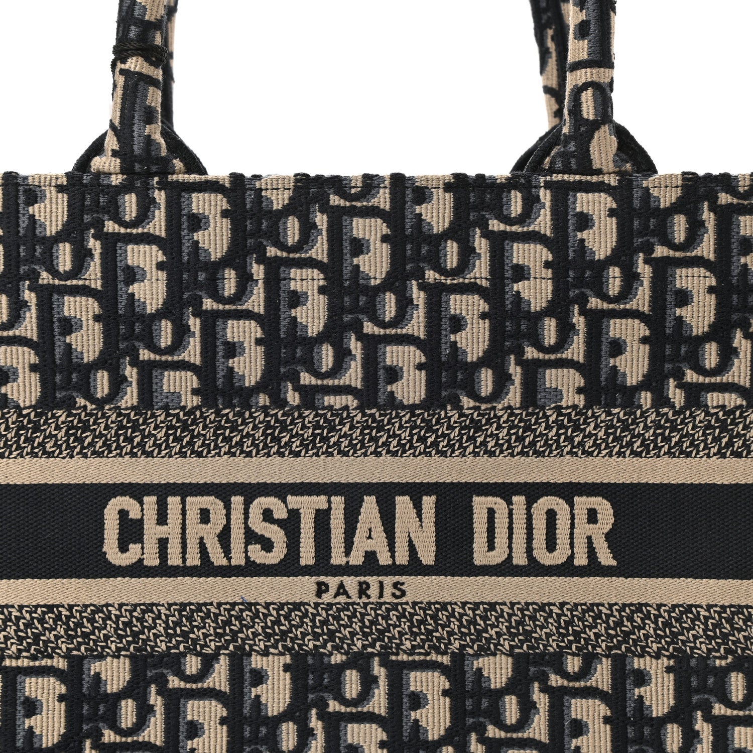 Christian Dior Oblique Small Book Tote Blue Multicolor 8 of 11