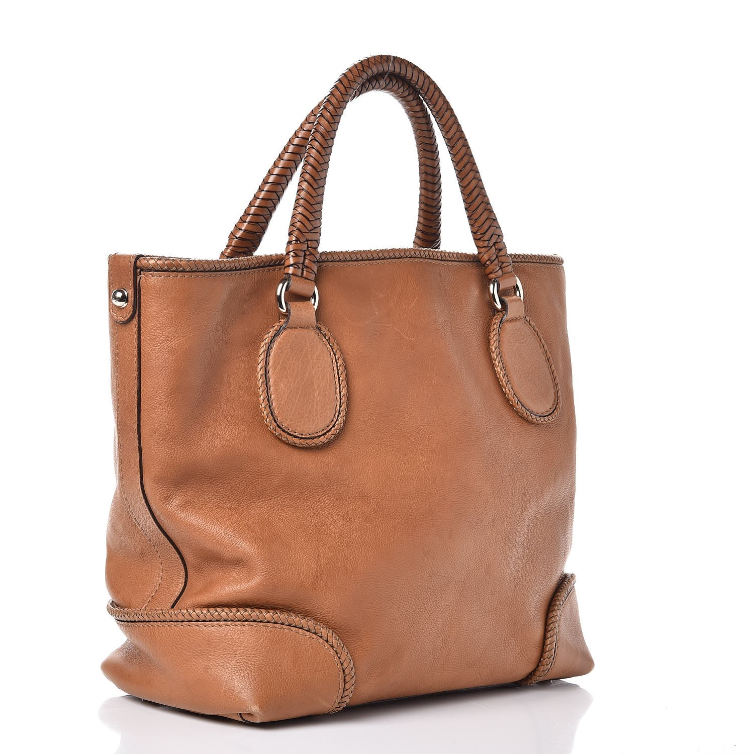 Gucci Calfskin Medium Marrakech Tote Camel 3 of 10
