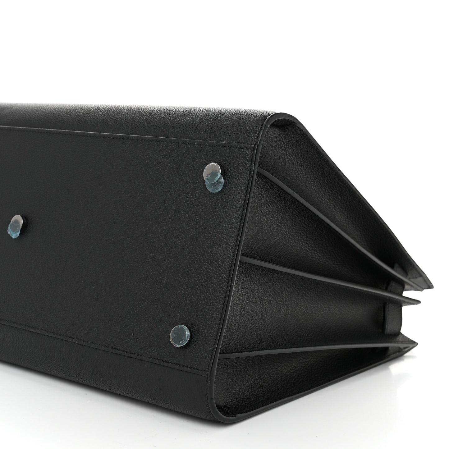 Grained Calfskin Large Sac De Jour Carryall Black