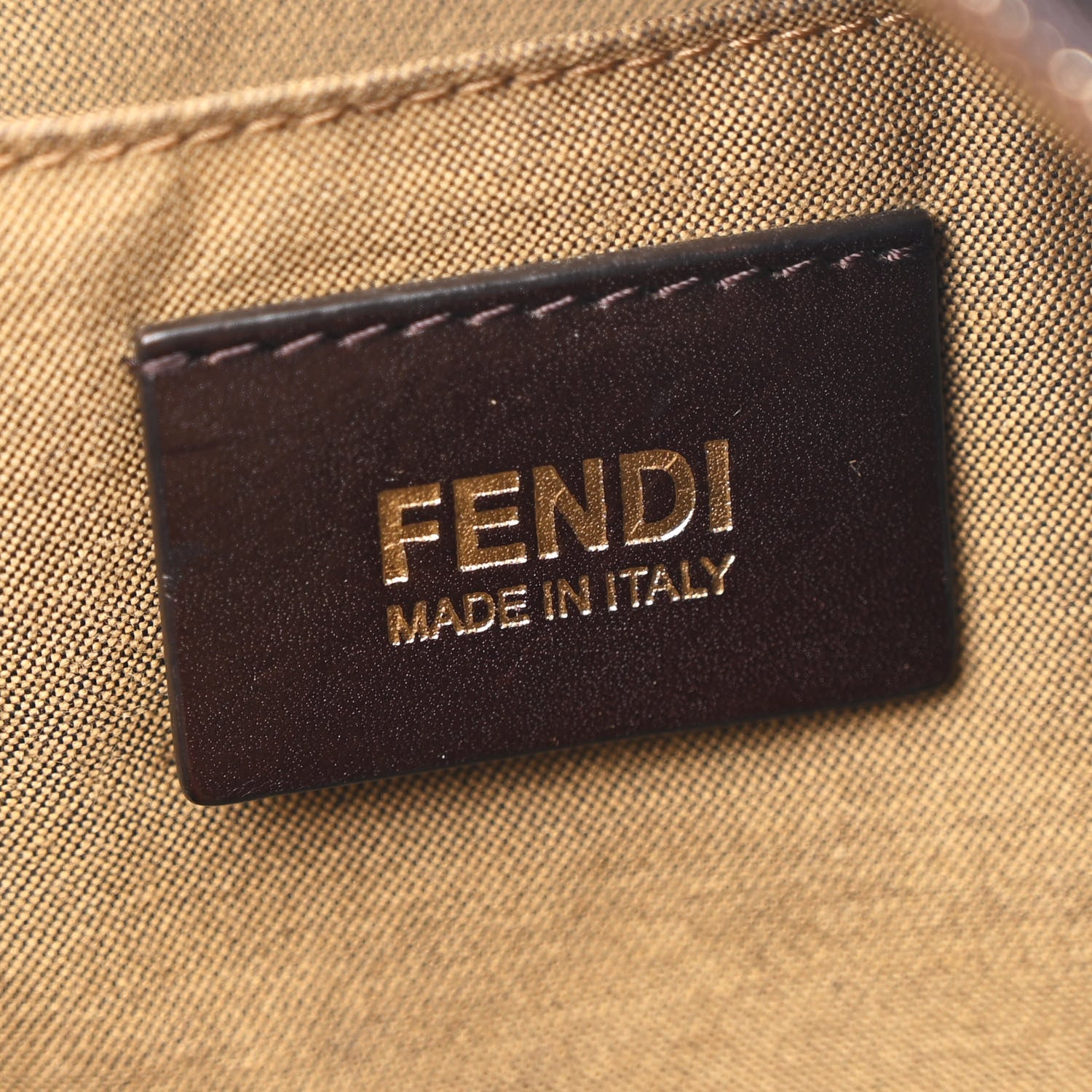 Fendi Zucca Cuoio Lucido Chef Crossbody Bag Tobacco Moro 6 of 10