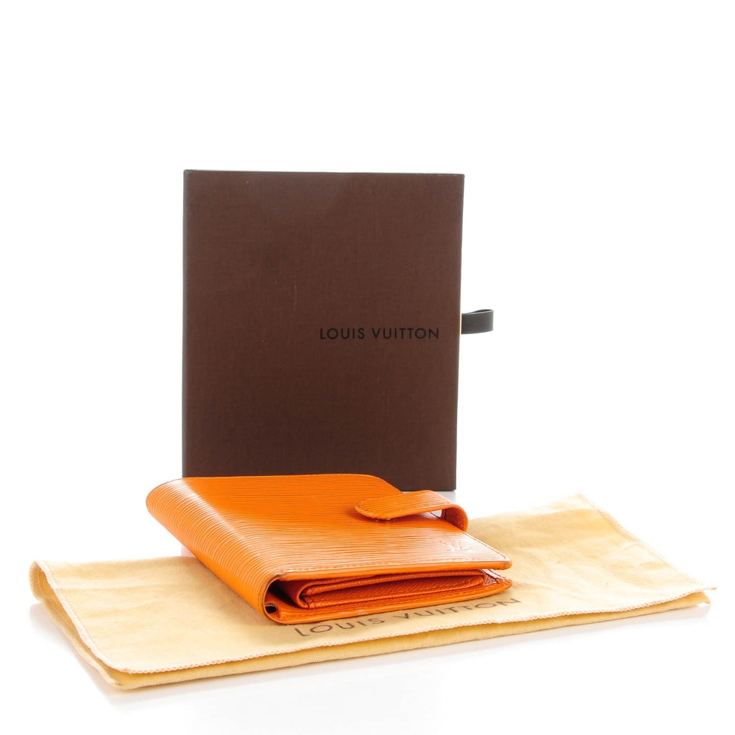 Epi Porte-Billets Compact Wallet Mandarin
