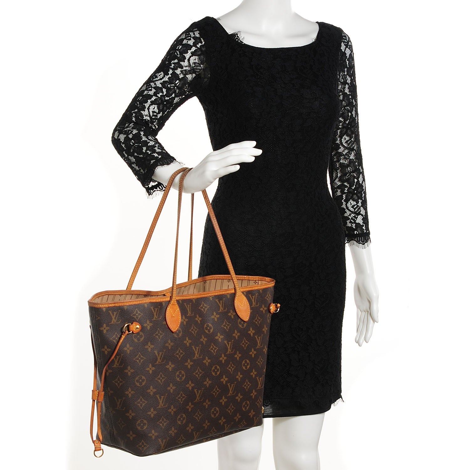 Louis Vuitton Monogram Neverfull MM 2 of 7