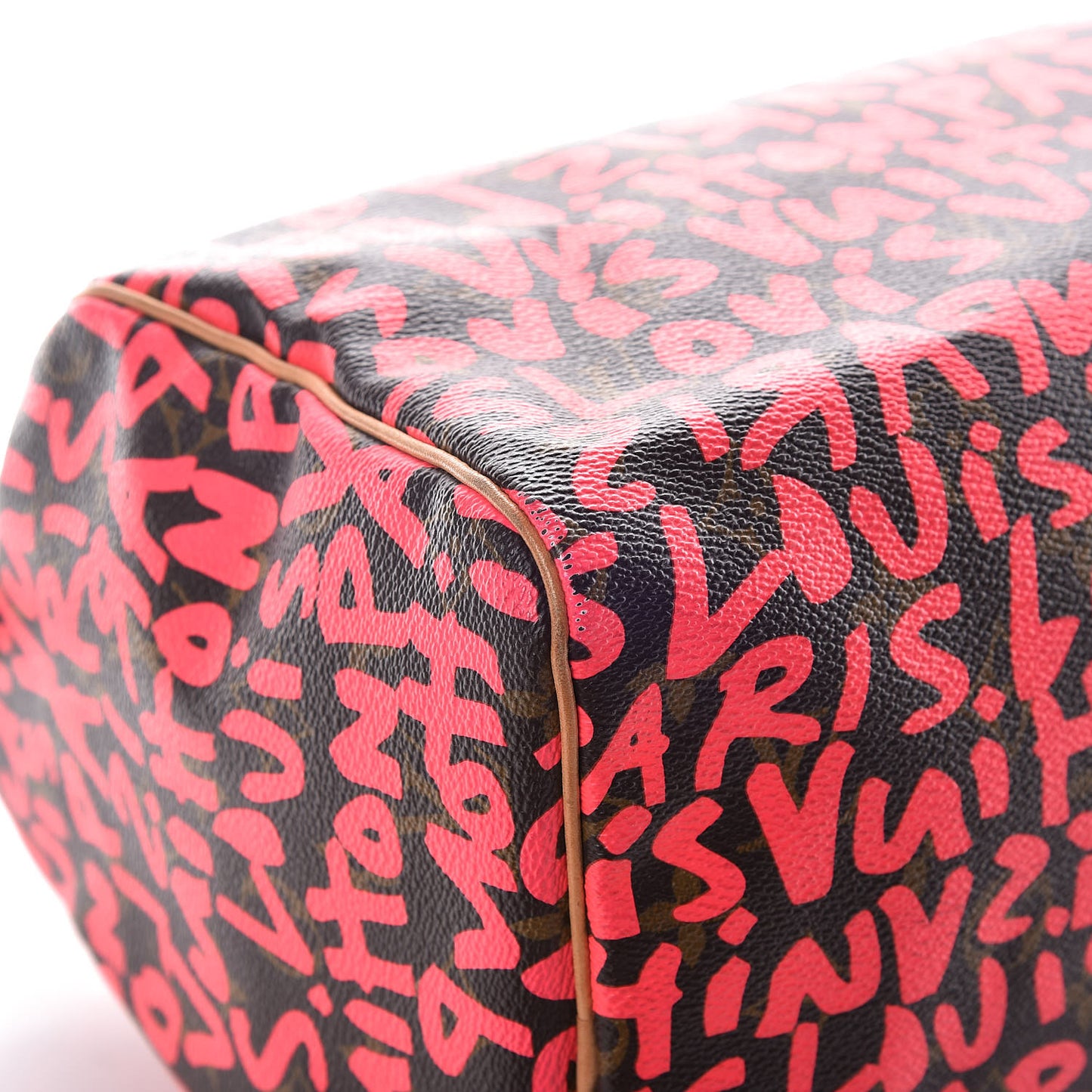 Monogram Graffiti Speedy 30 Fuchsia