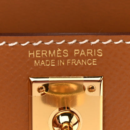Hermes Epsom Mini Kelly Sellier 20 Gold 6 of 11