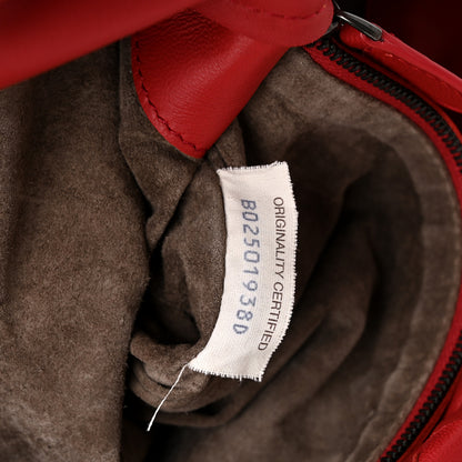 Bottega Veneta Nappa Intrecciato Flap Satchel Red 7 of 10