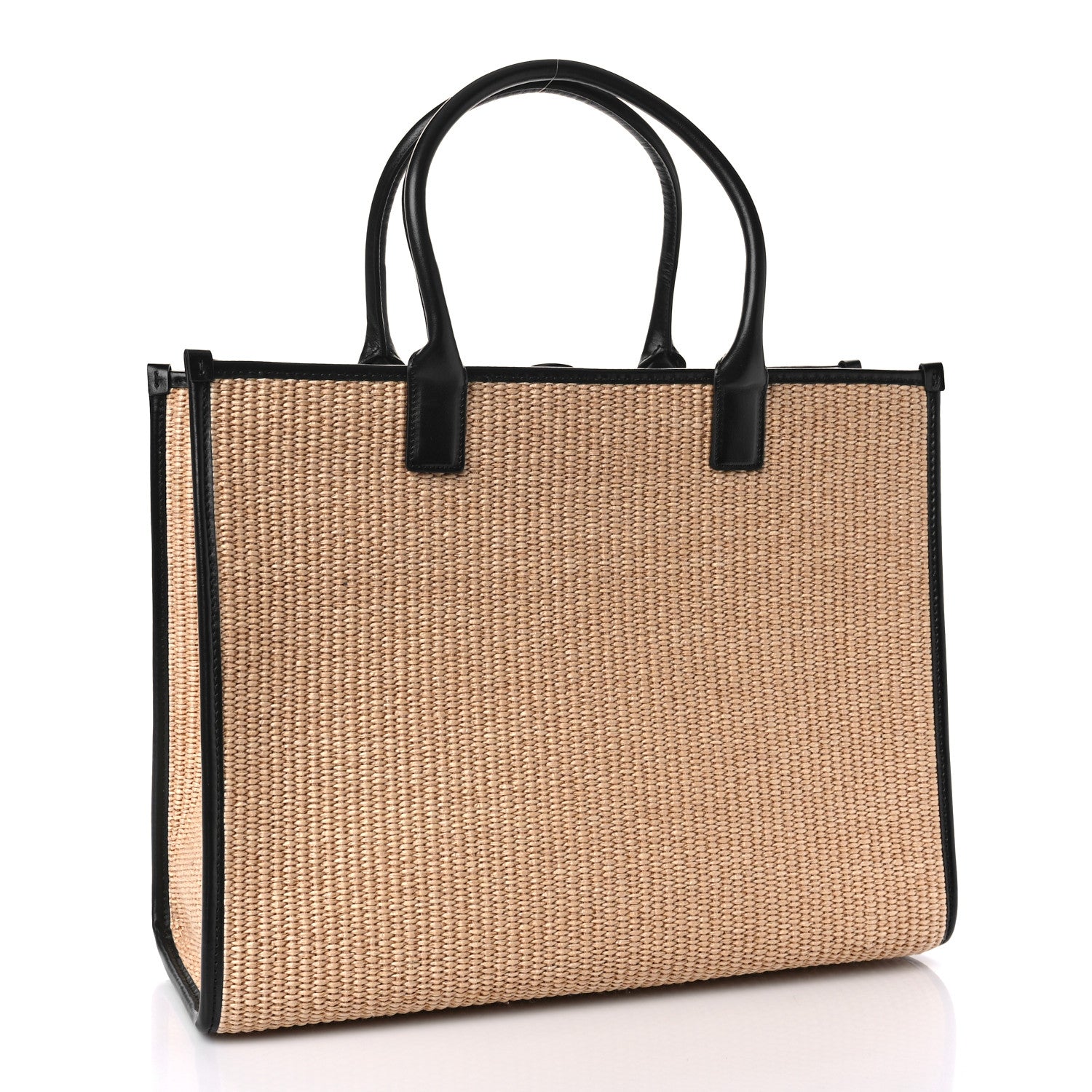 Versace Raffia Studded La Medusa Large Tote Beige 3 of 8