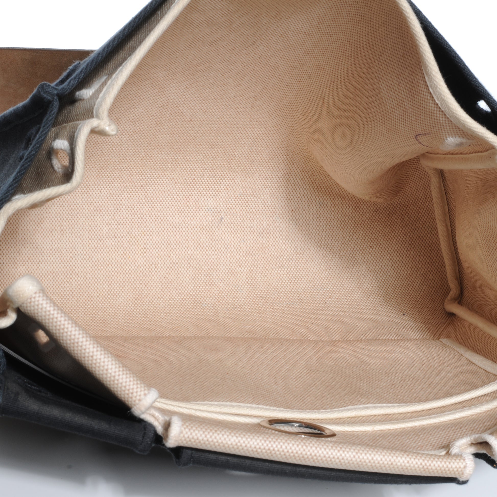 Hermes Toile Herbag PM Natural and Black 14 of 15