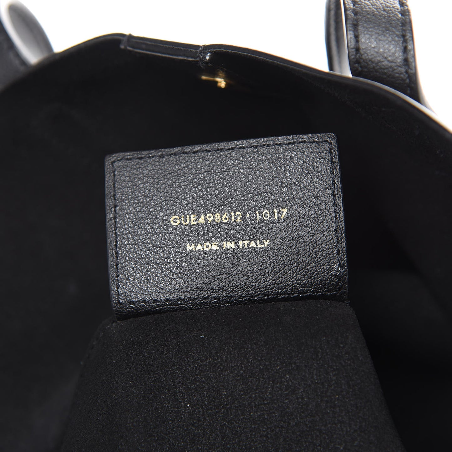Calfskin Toy Shopping Tote Black