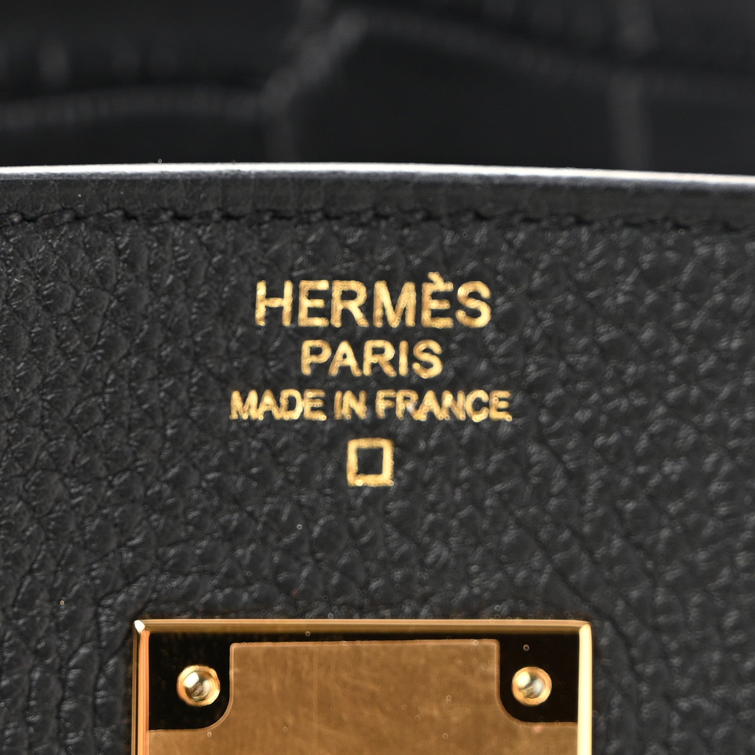 Hermes Togo Matte Alligator Birkin Touch 30 Black 6 of 11