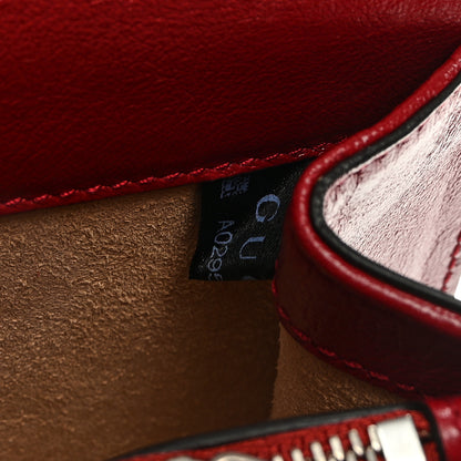 Gucci Tweed GG Monogram Small Dionysus Shoulder Bag White Black Romantic Cherry 7 of 9