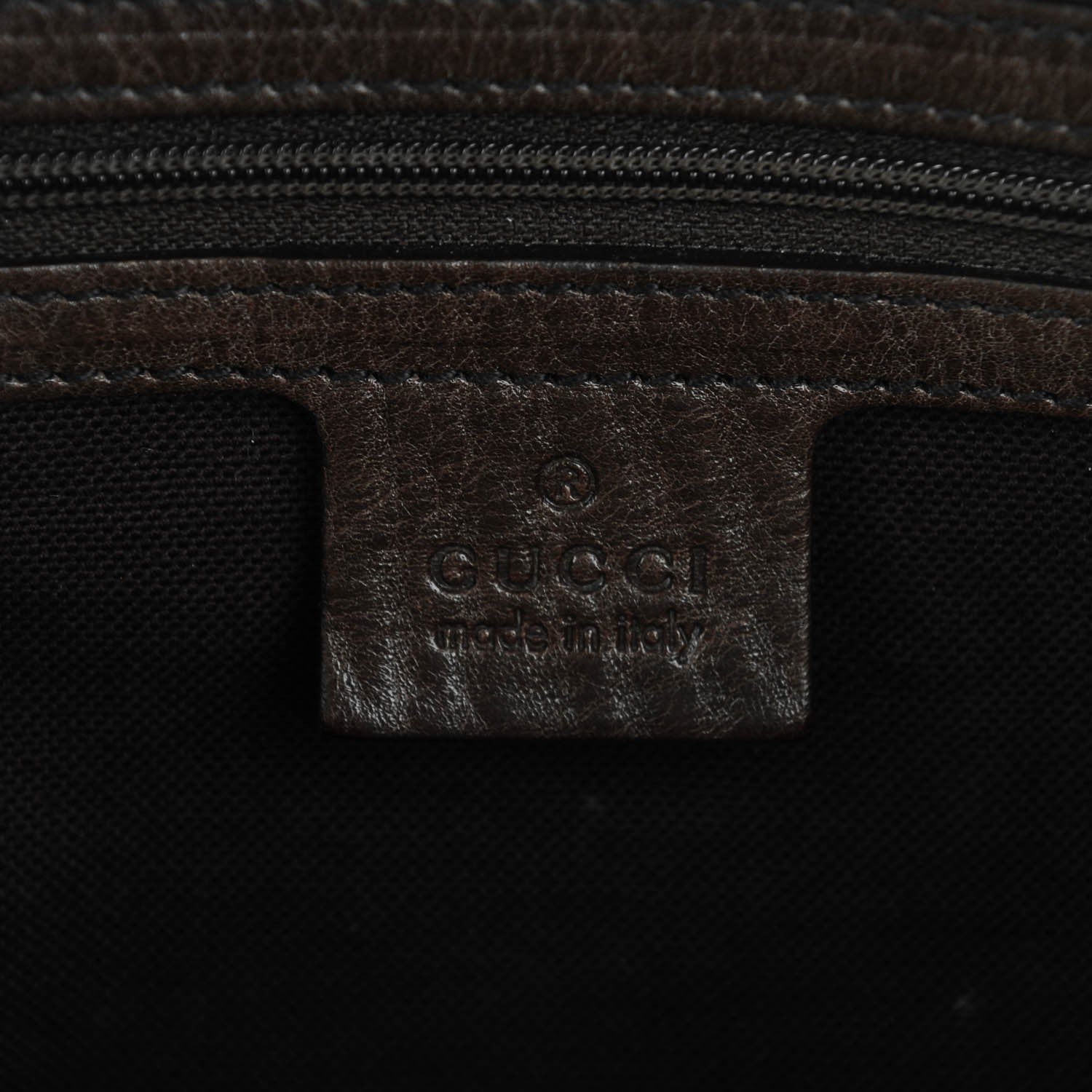Gucci Crystal Monogram Medium Babouska Boston Dark Brown 6 of 8
