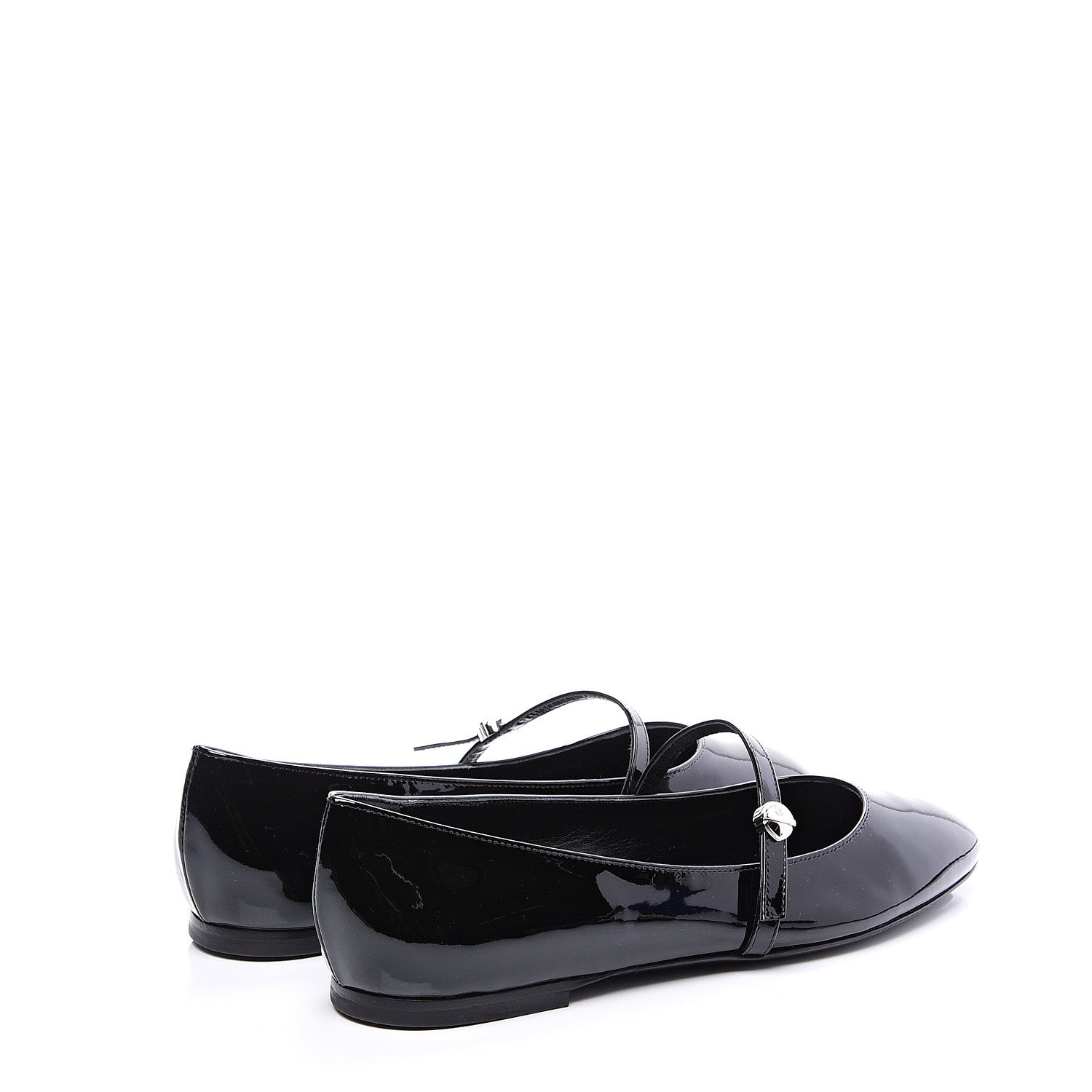 Louis Vuitton Patent Uniformes Ballet Flats 38.5 Black 4 of 10