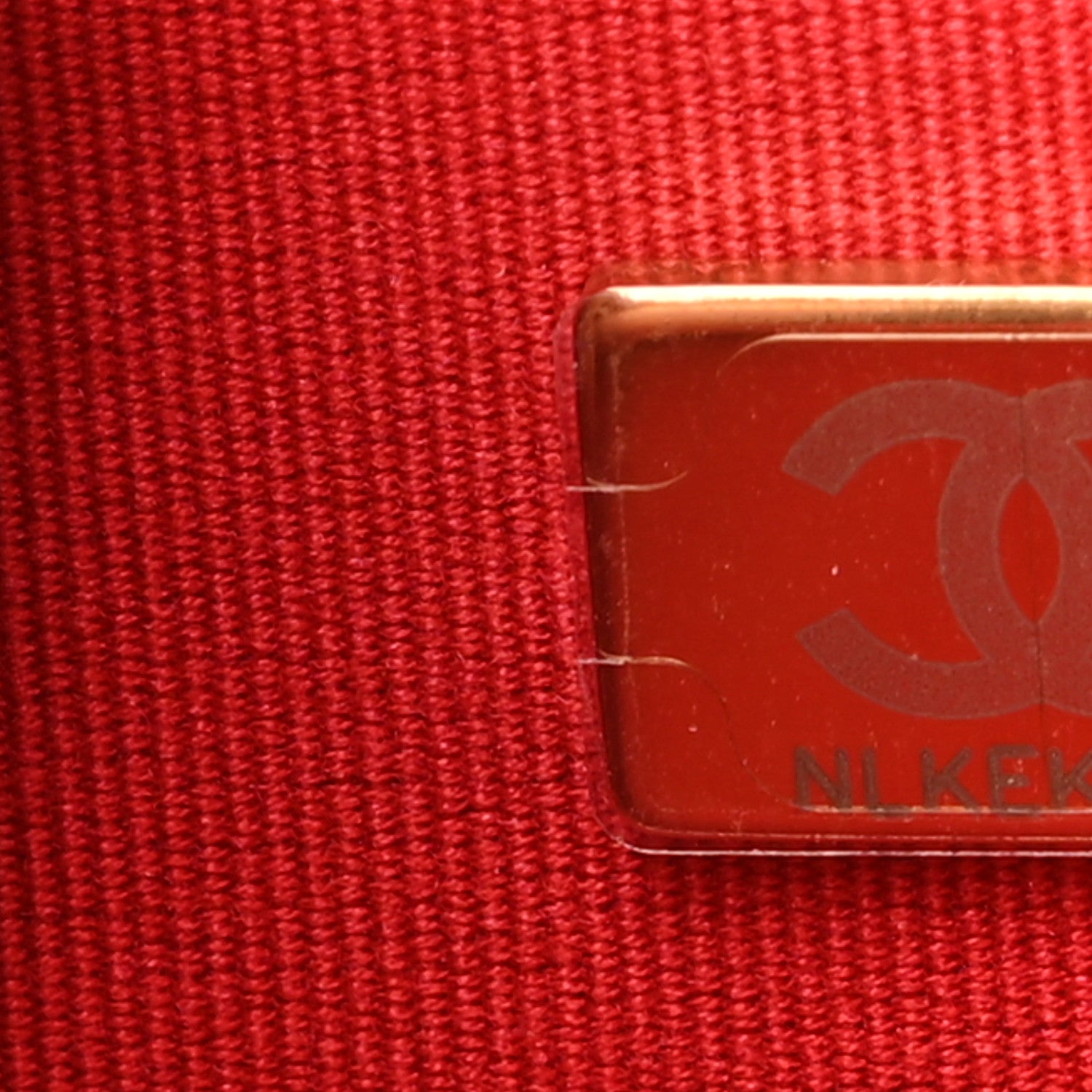 Chanel Lambskin Plexiglass Quilted Coco Love Wallet On Chain WOC Red 8 of 12
