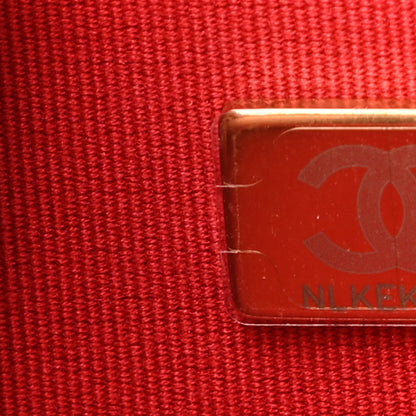 Chanel Lambskin Plexiglass Quilted Coco Love Wallet On Chain WOC Red 8 of 12