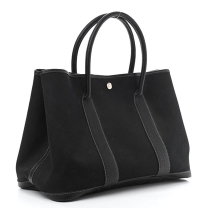 Hermes Toile Negonda Garden Party Tote 36 MM Black 3 of 9