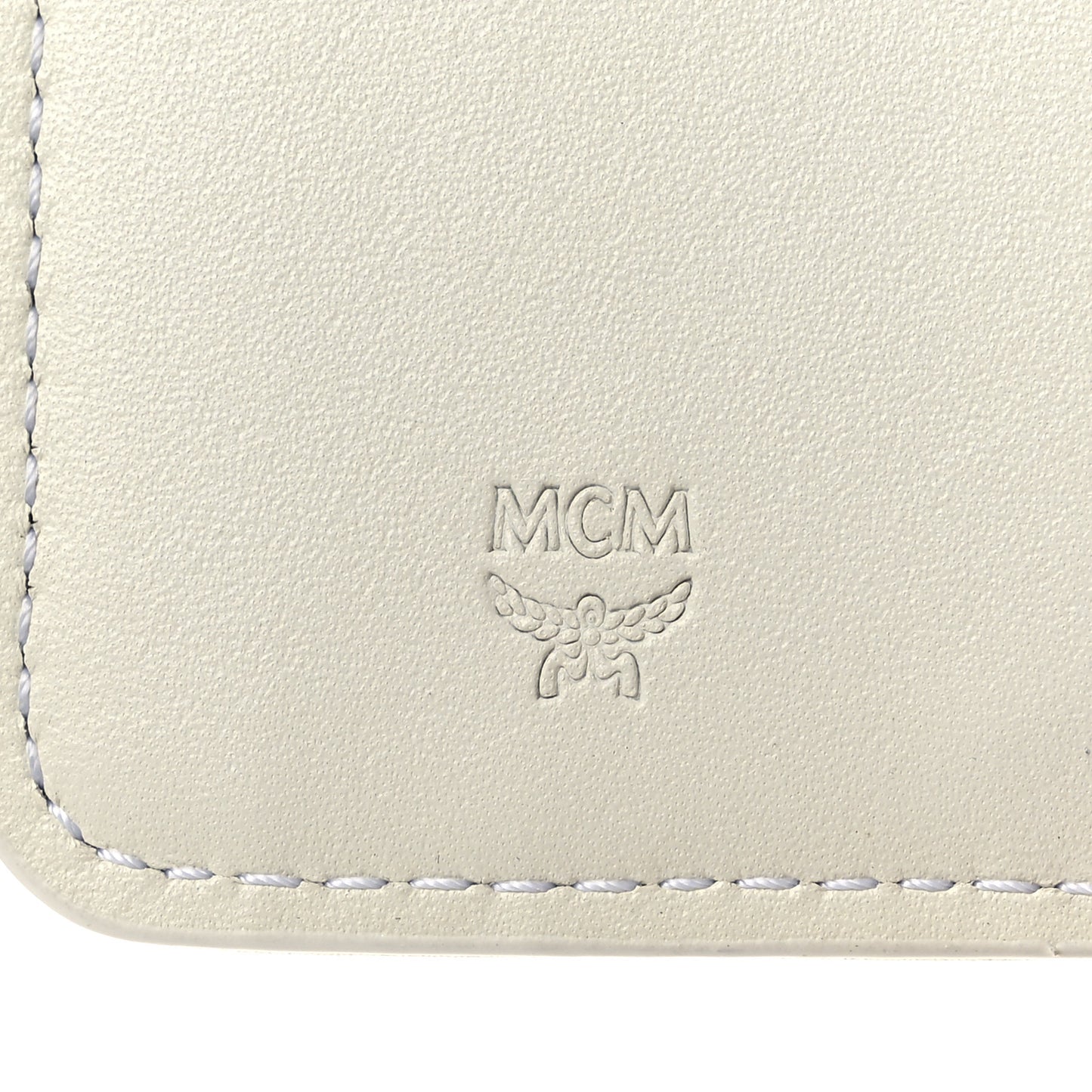 Skyoptic Visetos Mini Zip Around Wallet White