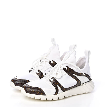 Louis Vuitton Technical Nylon Monogram Rubber Aftergame Sneakers 37 3 of 9