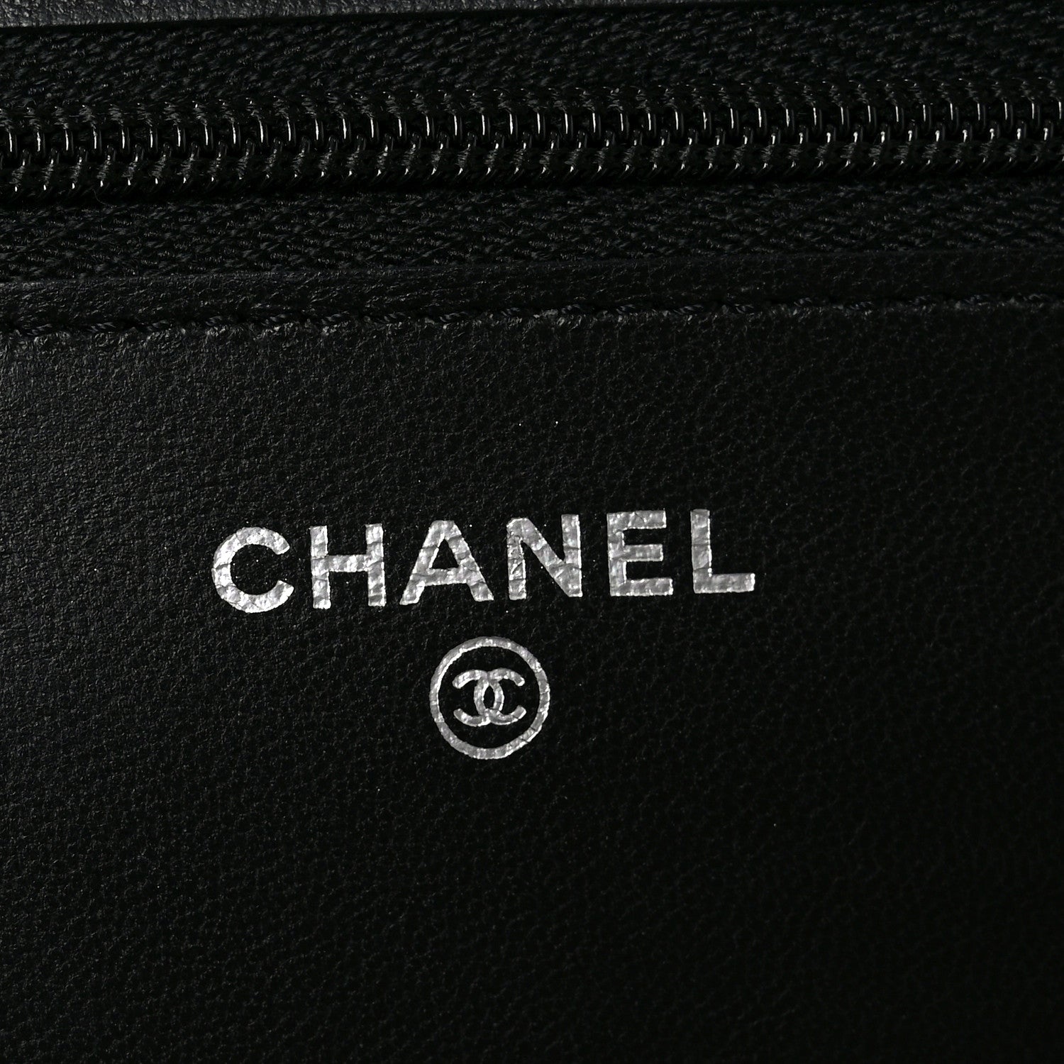 Chanel Lambskin Quilted Wallet On Chain WOC Black 6 of 11