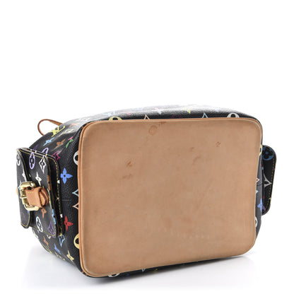 Louis Vuitton Monogram Multicolor Petit Noe Black 4 of 9