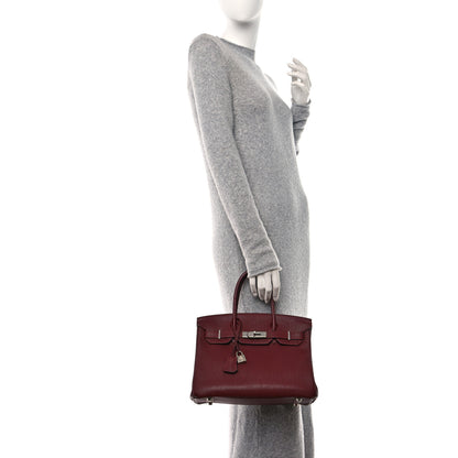 Hermes Fjord BIRKIN 30 Rouge H 2 of 14