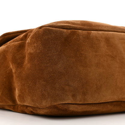 Saint Laurent Suede Large Calypso Caramel Cognac 9 of 10
