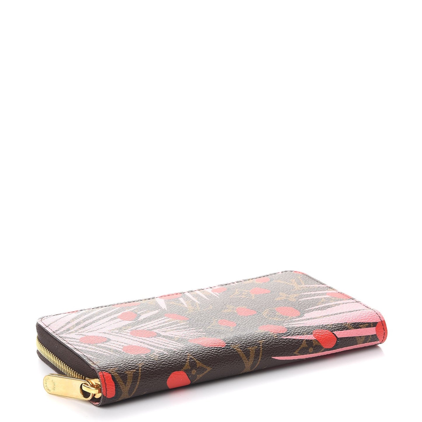 Monogram Jungle Dots Zippy Wallet Sugar Pink Poppy