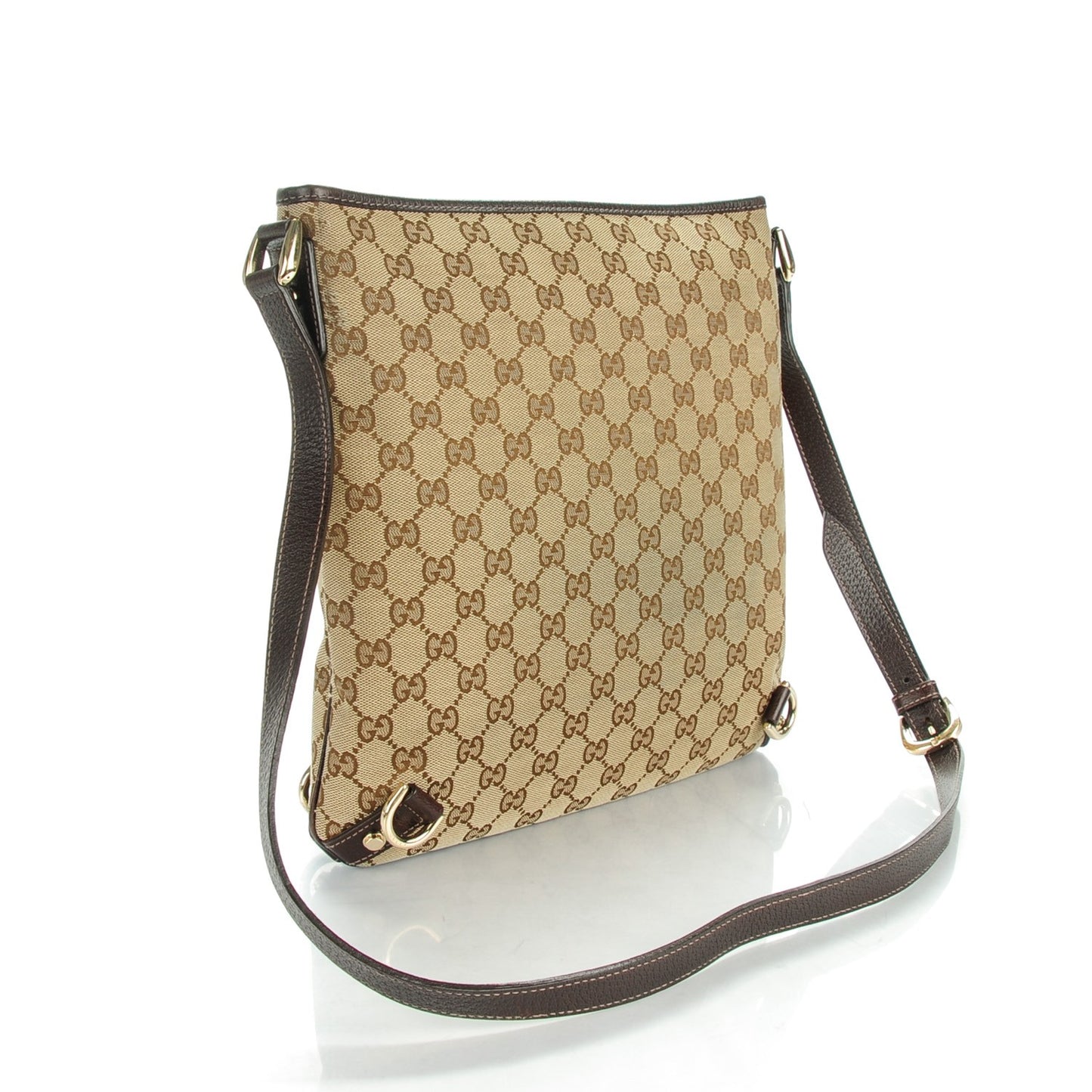 Monogram Abbey Messenger Bag Dark Brown