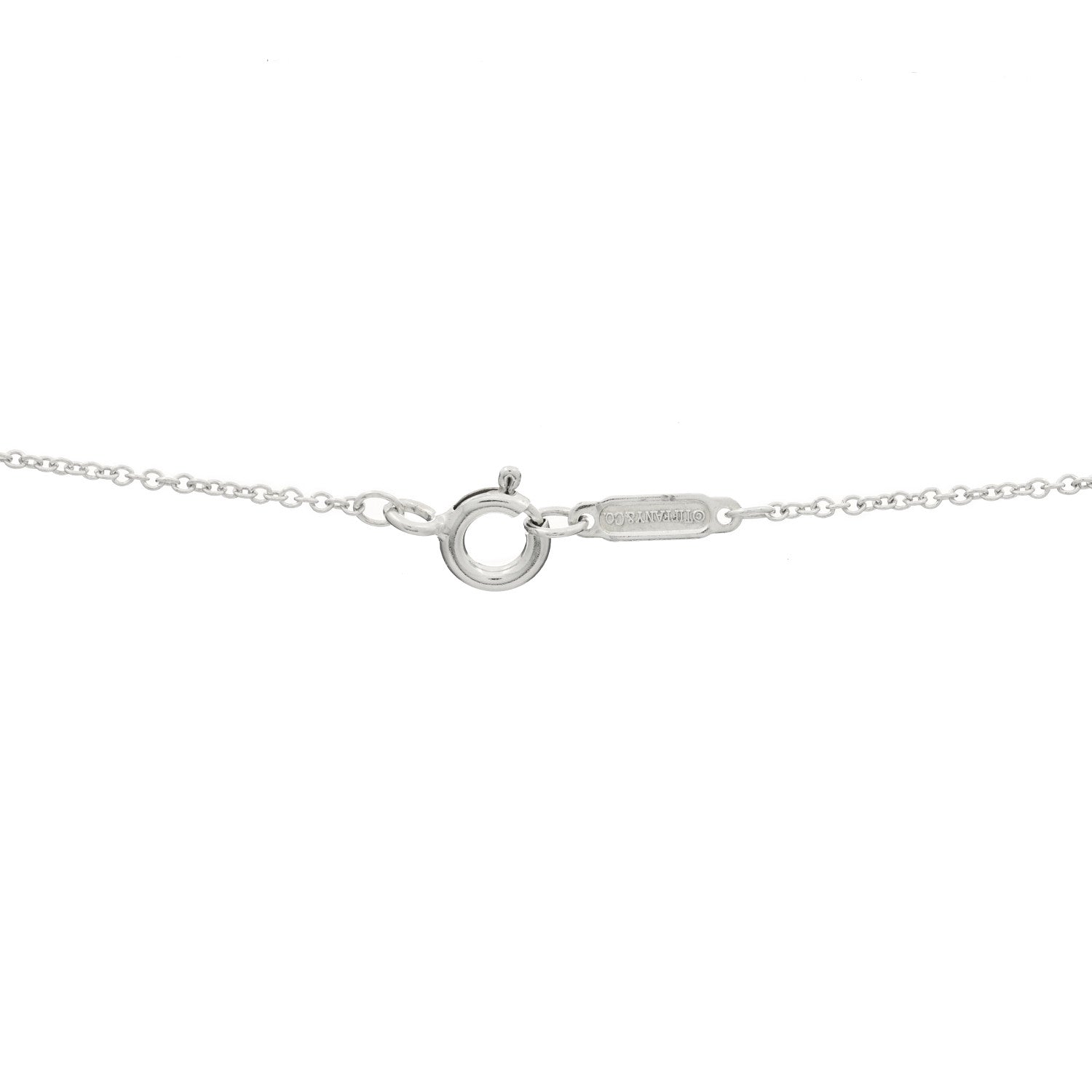 Tiffany Sterling Silver Twist Knot Pendant Necklace 4 of 5
