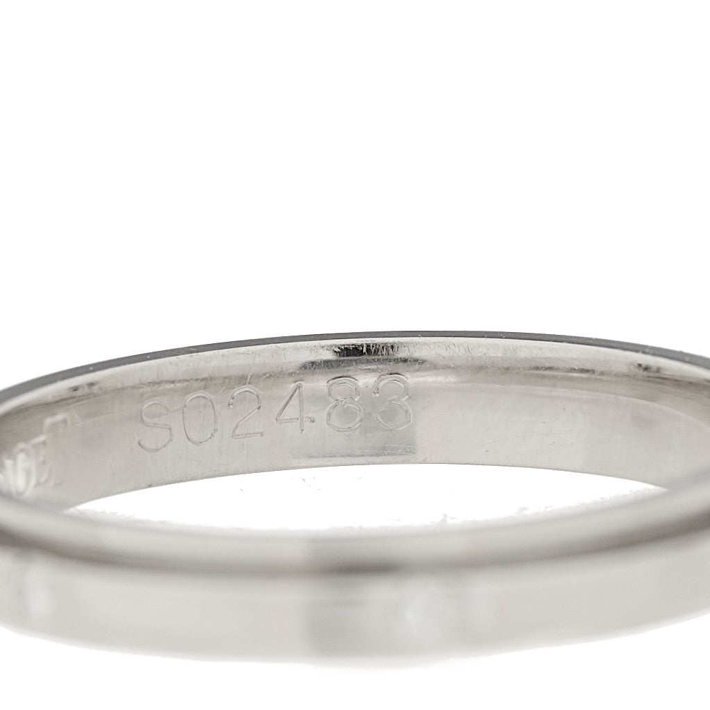Piaget 18K White Gold Diamond Small Possession Band Ring 51 5.75 5 of 6