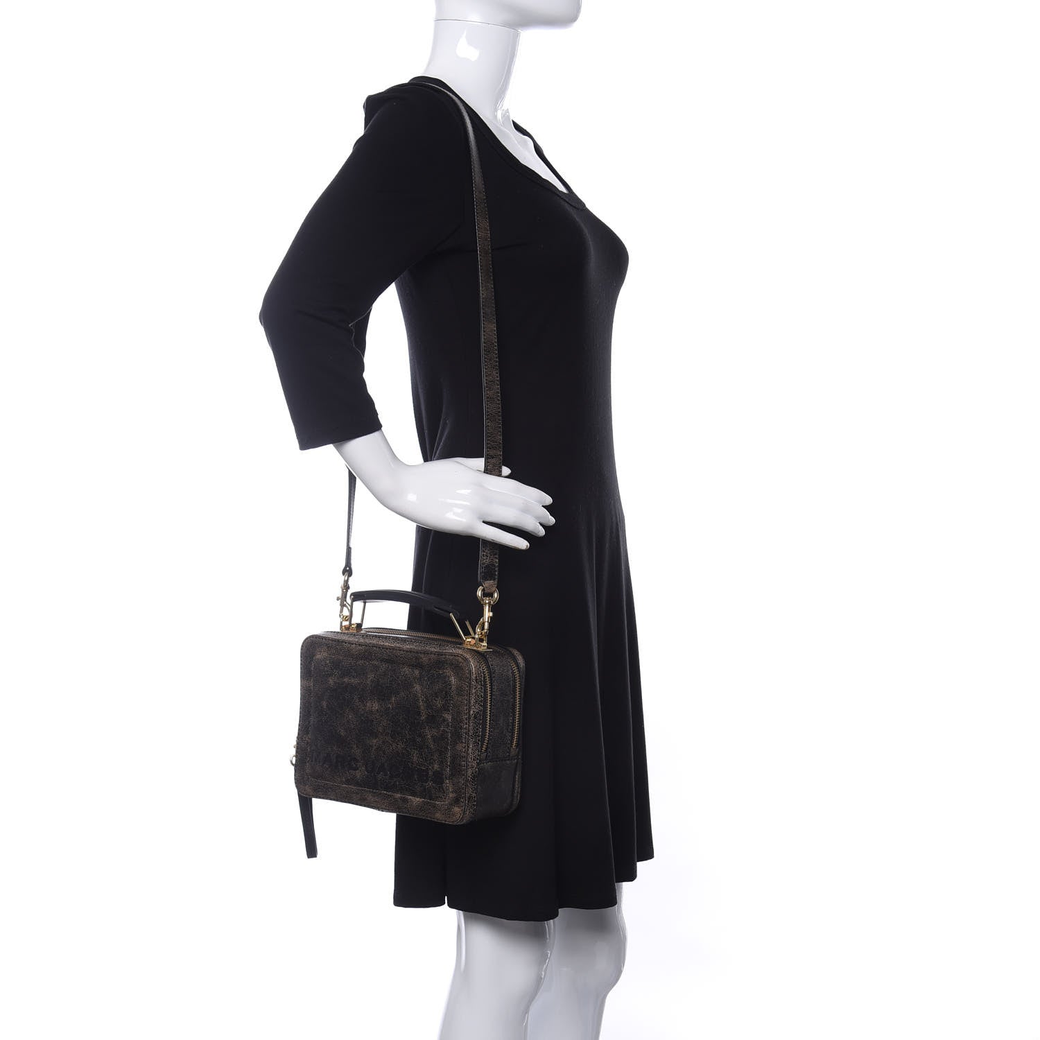 Marc Jacobs Calfskin The Box 20 Crossbody Black 2 of 10
