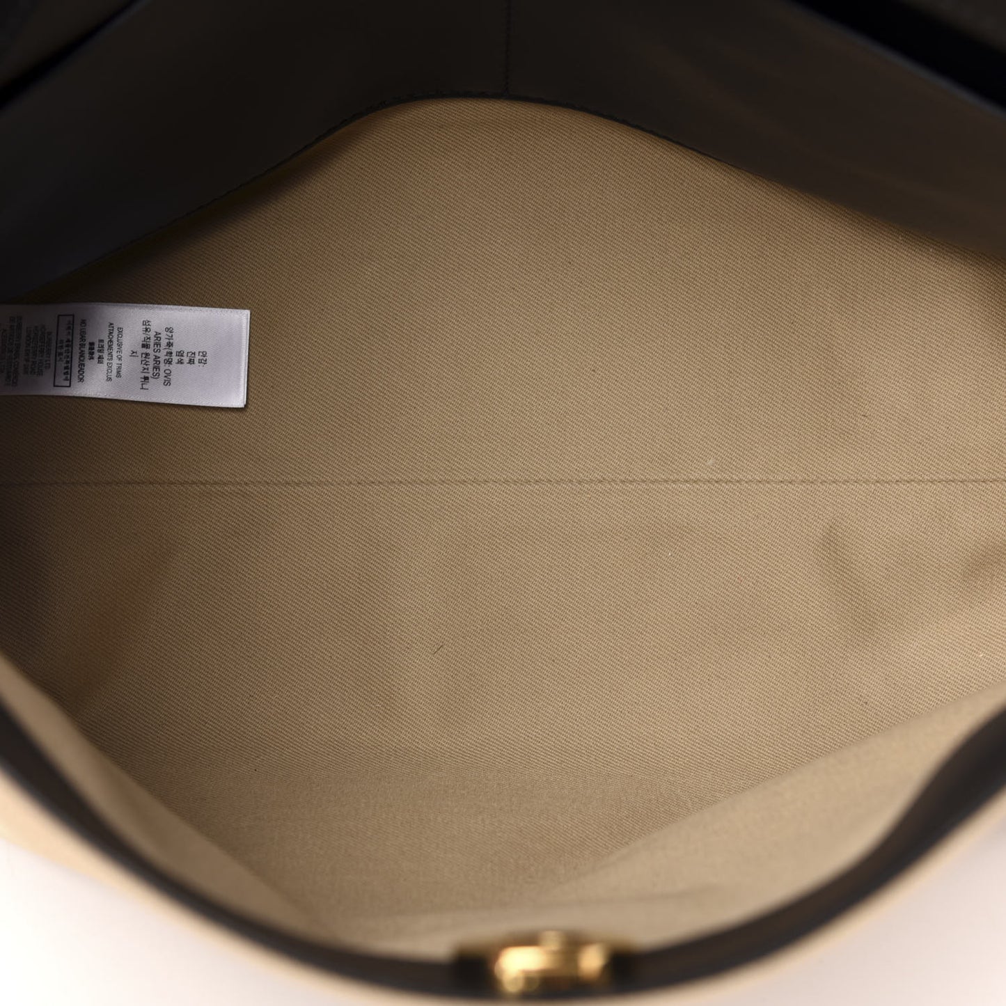 Calfskin Medium Society Tote Black Honey
