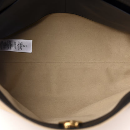 Burberry Calfskin Medium Society Tote Black Honey 6 of 11