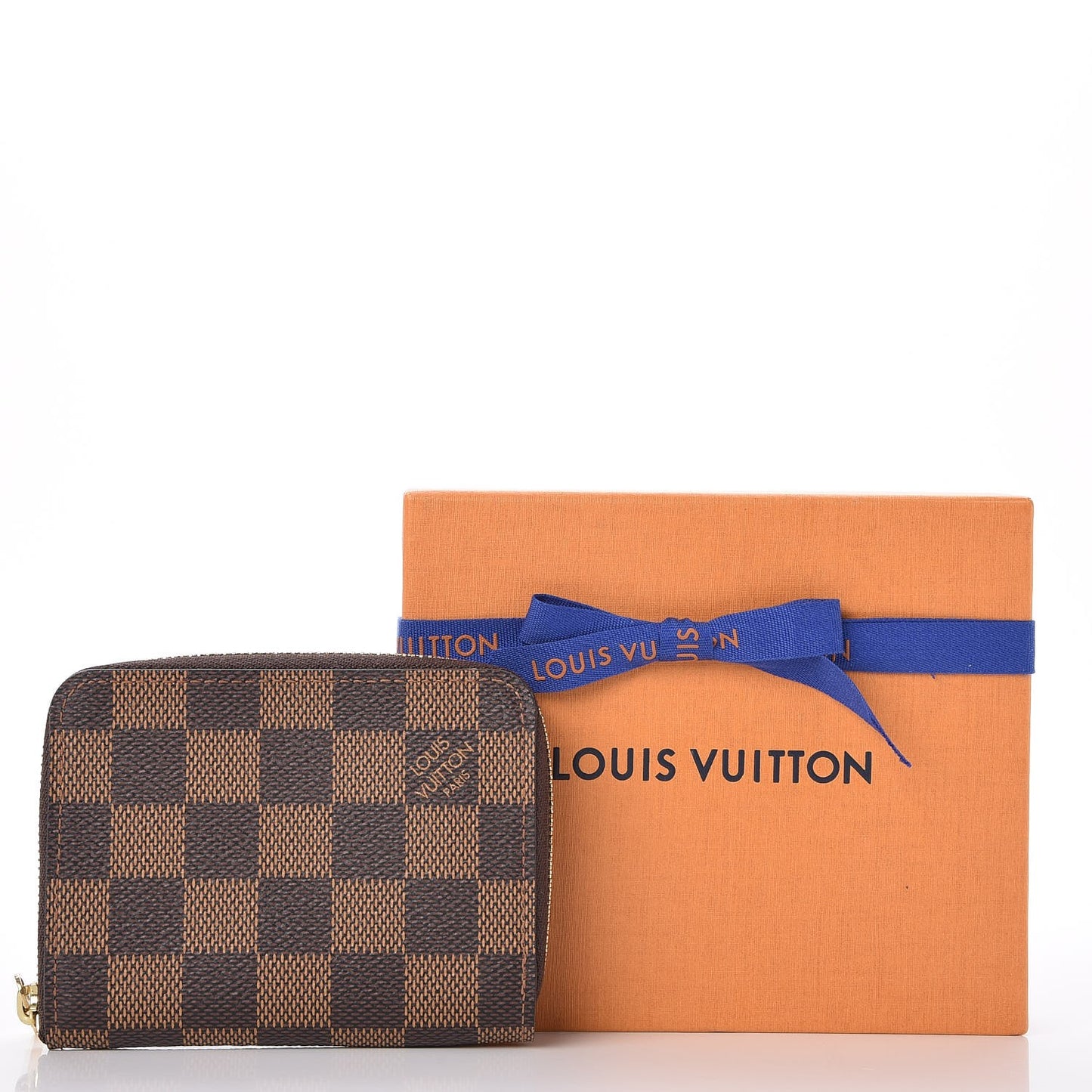 Damier Ebene Zippy Coin Purse