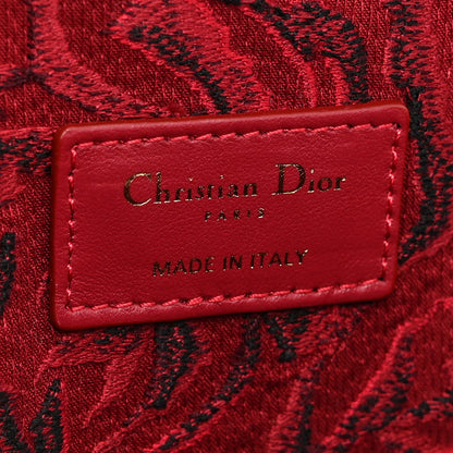 Christian Dior Velvet Rose Medium Caro Bag Rouge 6 of 10