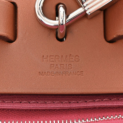 Hermes Vache Hunter Toile Herbag Zip 31 PM Rubis 7 of 15