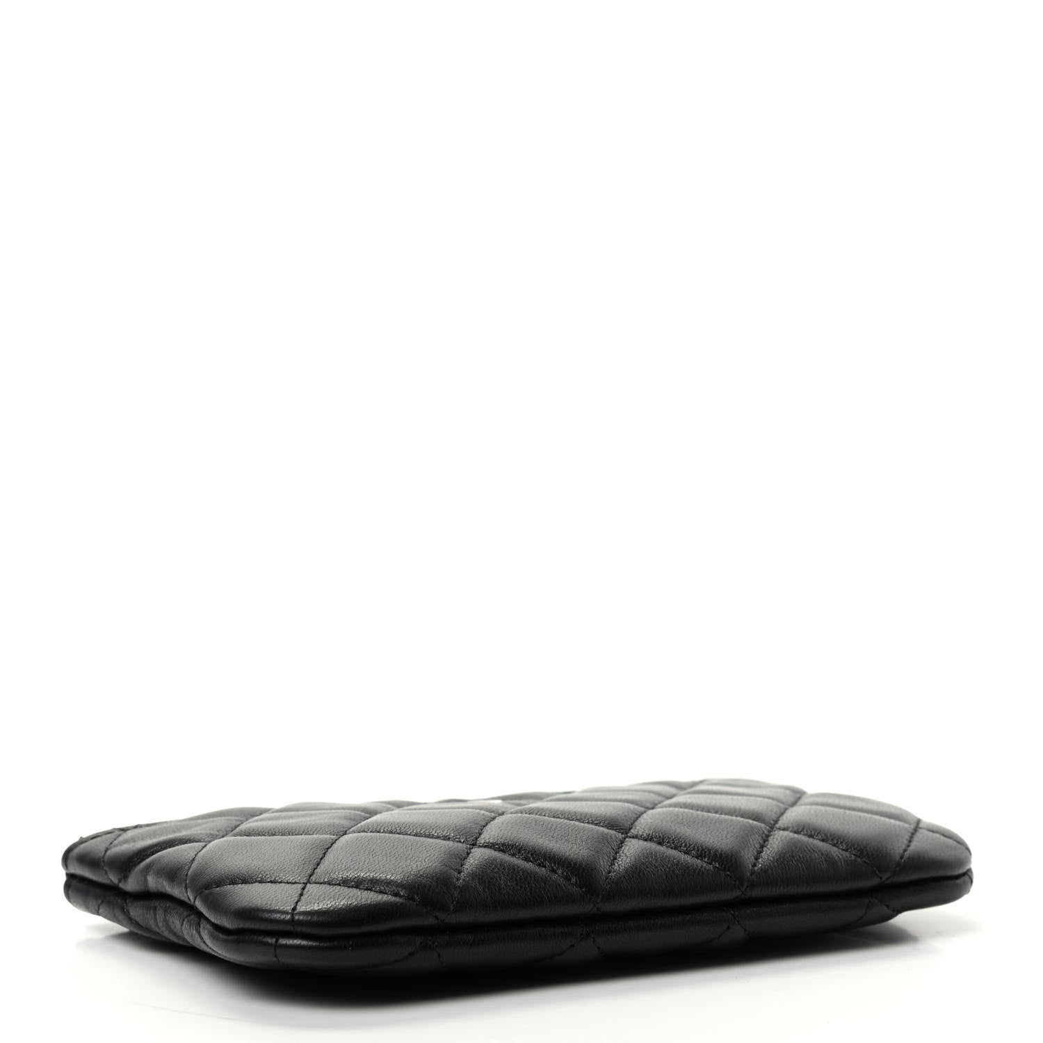 Chanel Lambskin Quilted Small Cosmetic Case Black 4 of 7