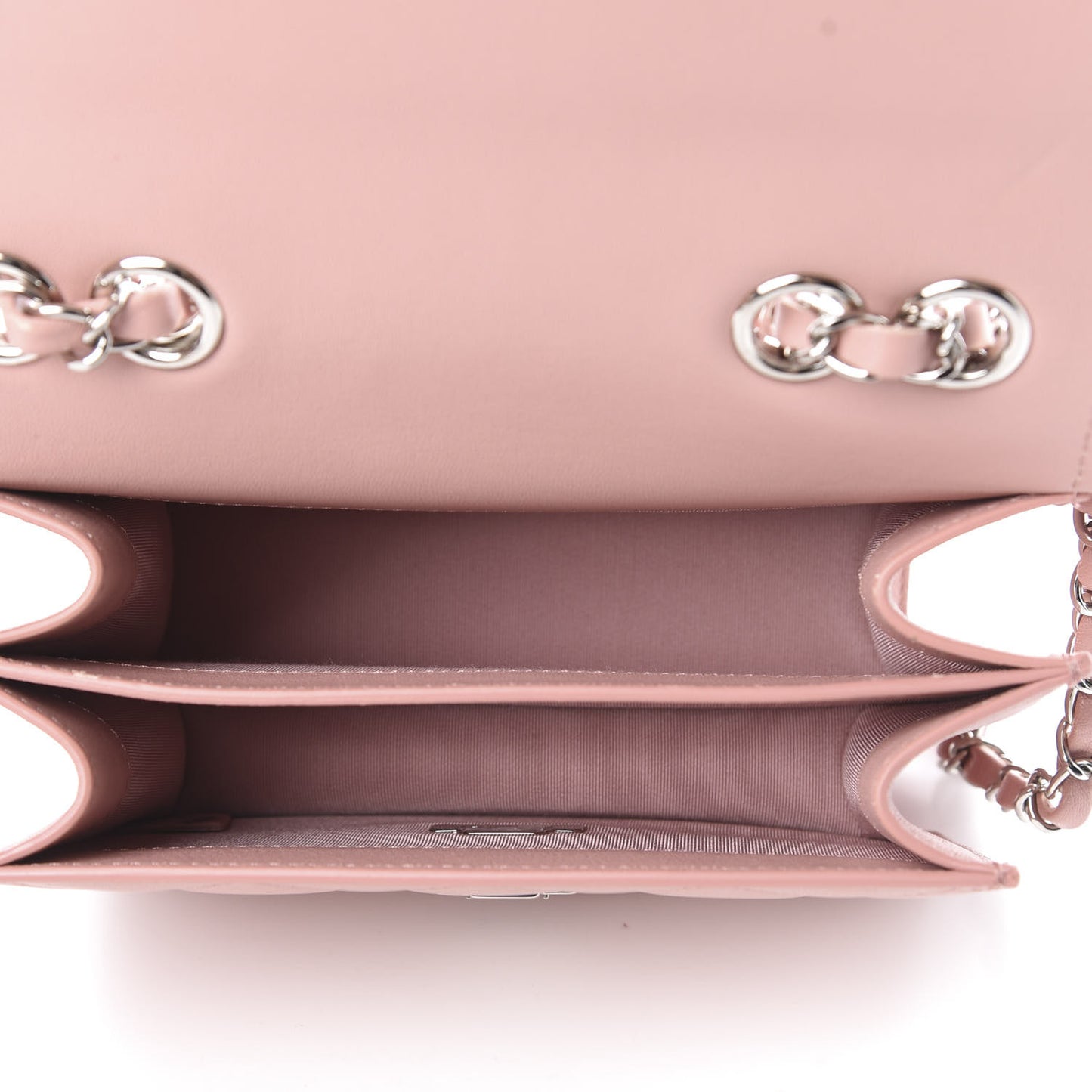 Goatskin Quilted CC Box Flap Pink