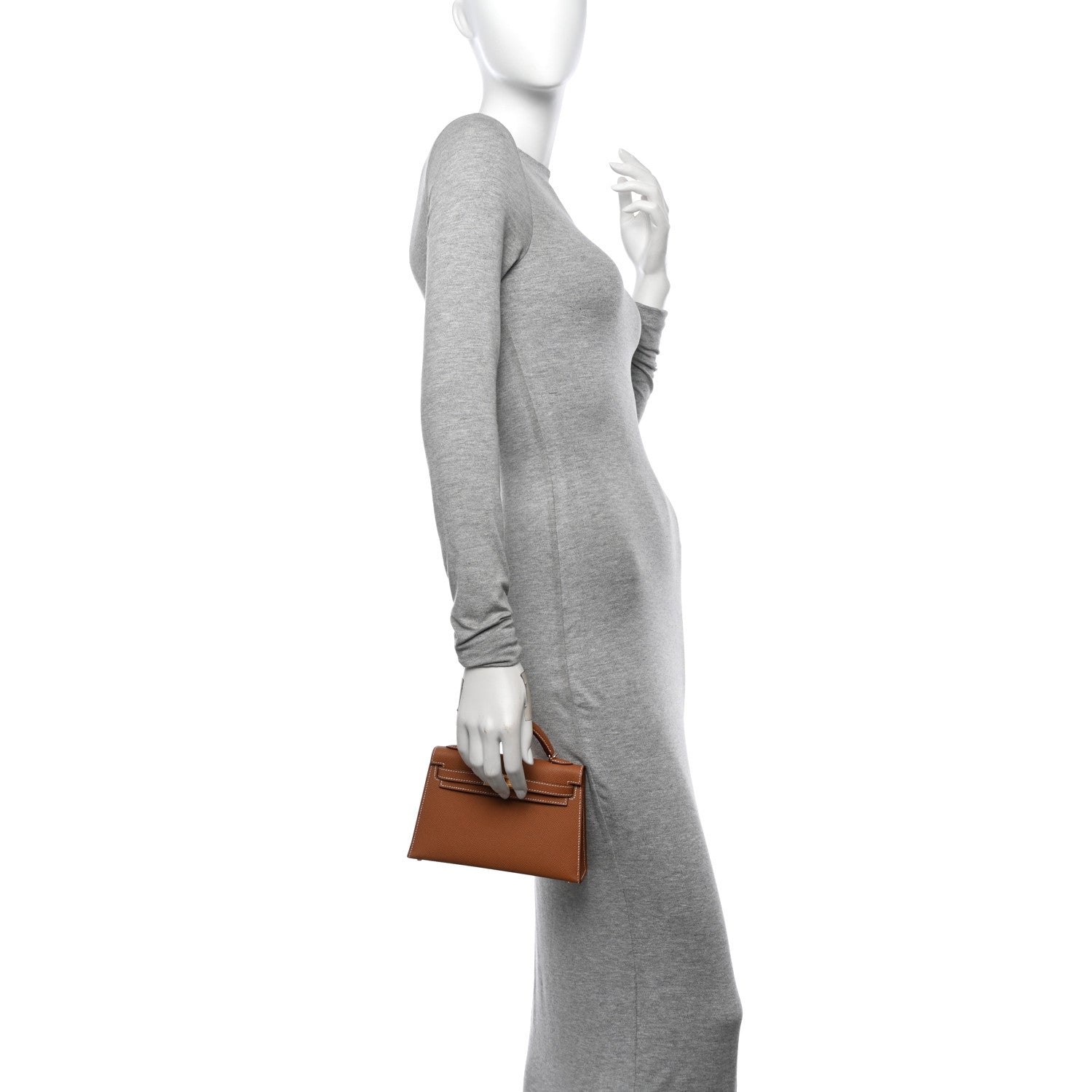 Hermes Epsom Mini Kelly Sellier 20 Gold 2 of 11