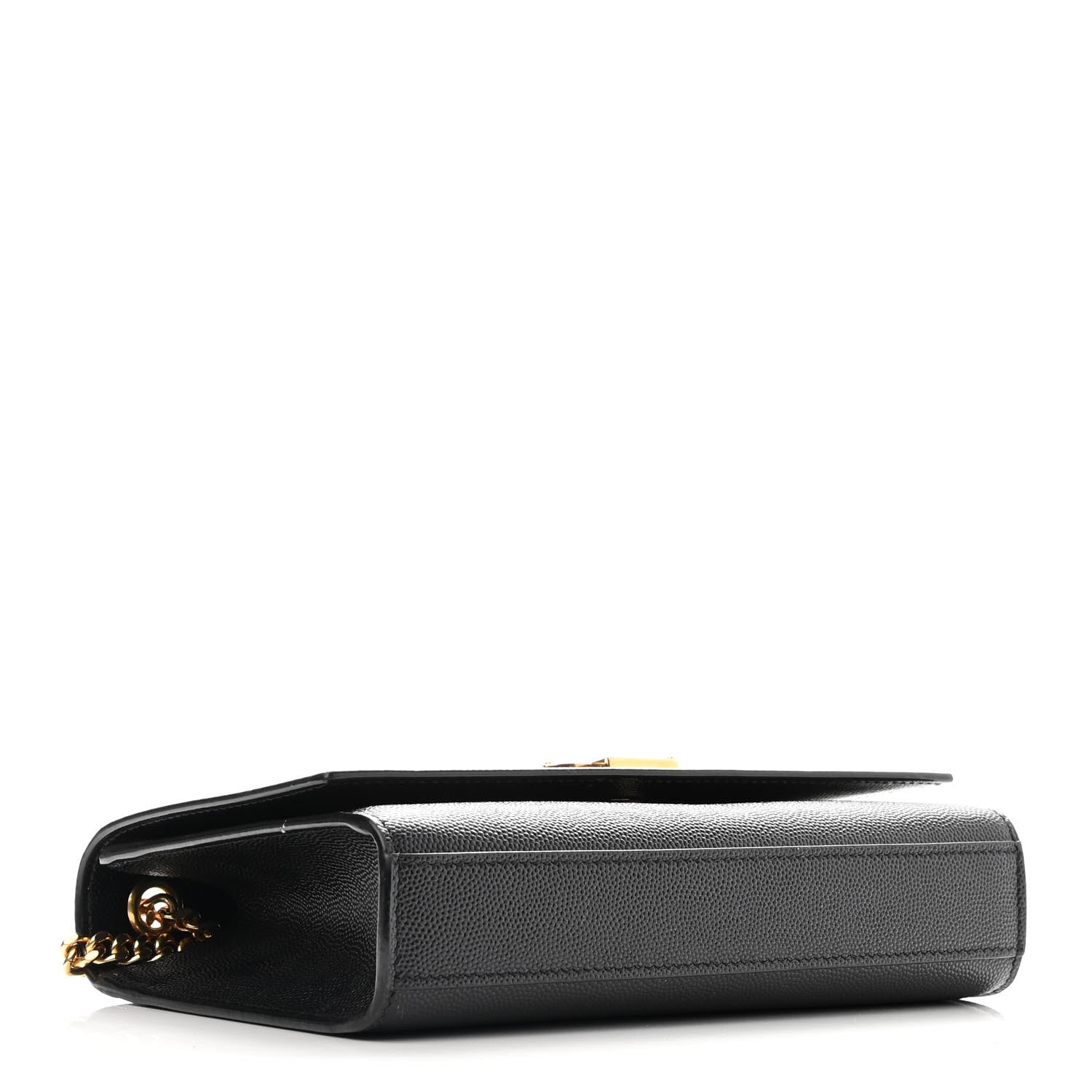Saint Laurent Grain De Poudre Small Monogram Kate Satchel Black 3 of 11