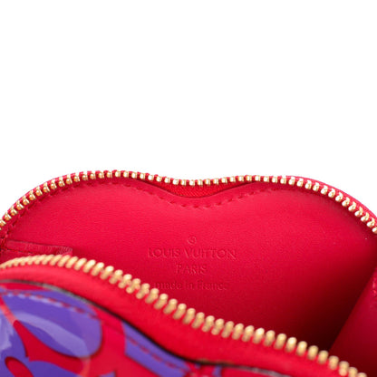 Louis Vuitton Patent Sweet Monogram Coeur Heart Coin Purse Rose Indien 6 of 7