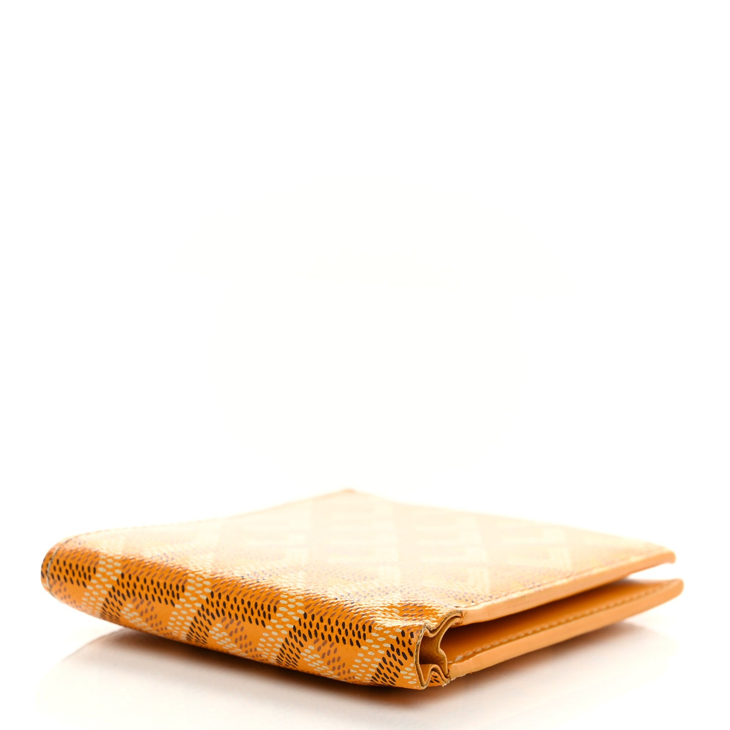 Goyardine Victoire Bi-Fold Wallet Yellow