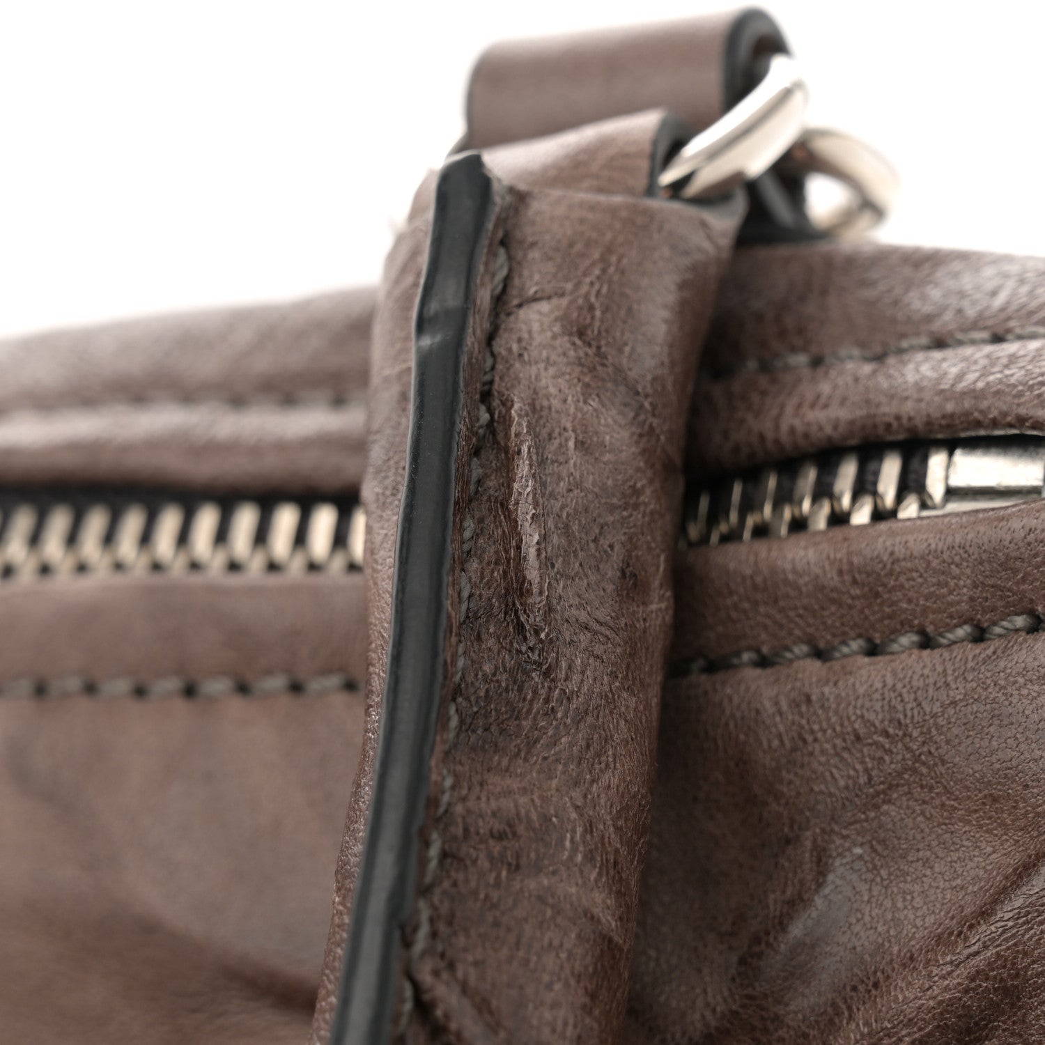 Givenchy Tumbled Sheepskin Small Pandora Charcoal 12 of 12